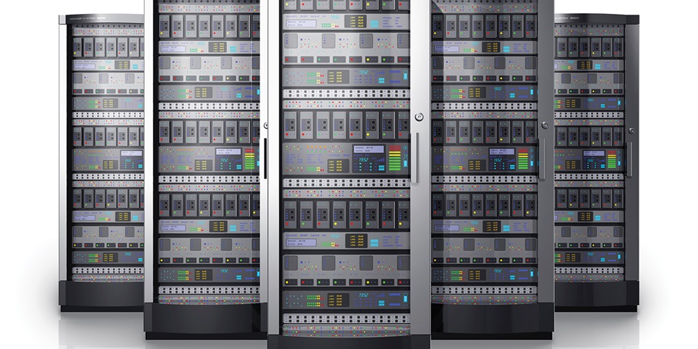Data center, database, server farm, cloud computing