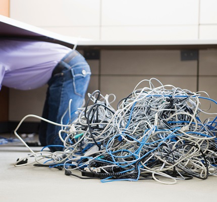In Black And White For Years: Concealment of flexible cords and cables 