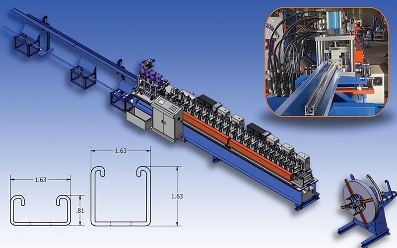 Production Products Strut Pro automated strut-forming machine