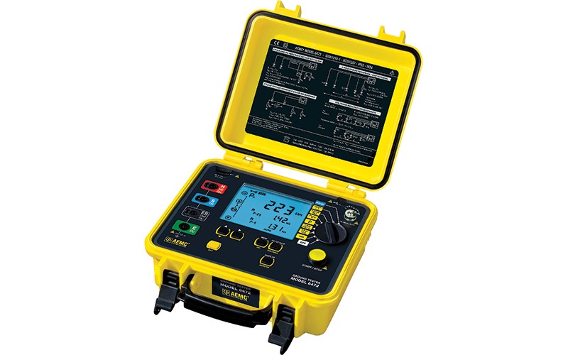 AEMC 6472 digital ground resistance tester www.aemc.com
