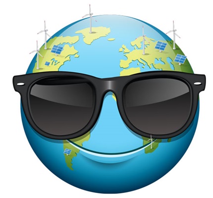Good Vibes Only: Renewable-energy growth is driving a move for climate change optimism