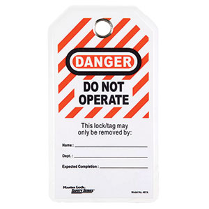 Uline’s Lockout Tag