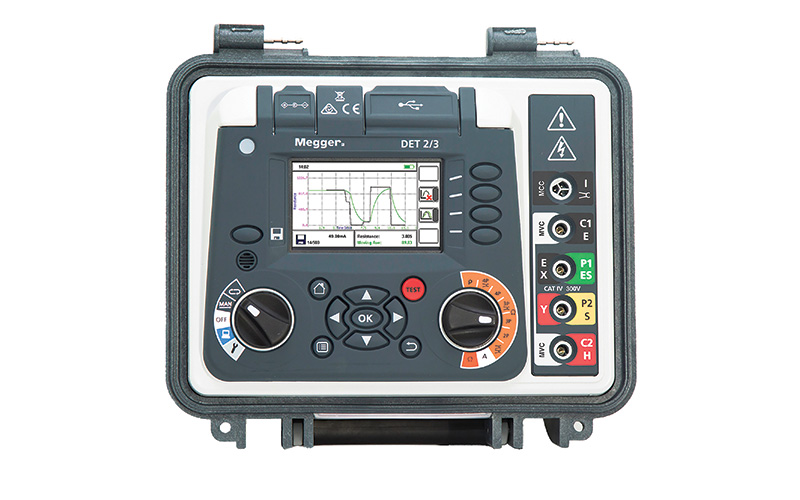 Megger DET 2/3 earth (ground) tester us.megger.com