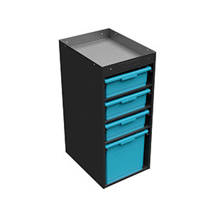 Adrian Steel Bin Cabinet