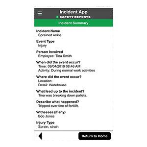 Safety Reports’ Incident App