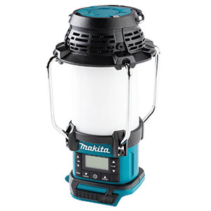Makita’s XRM12 18V LTX cordless lantern with radio