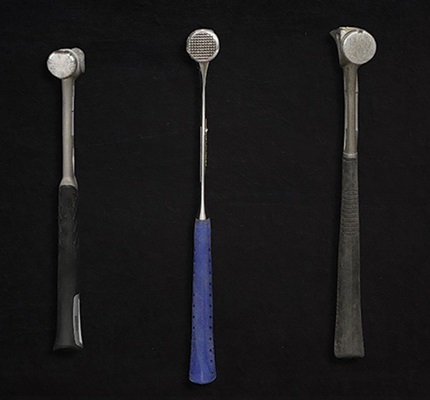 THE SIZE AND TEXTURE OF THE HAMMER’S FACE HAVE A DIRECT EFFECT ON ITS FUNCTIONALITY. PHOTO BY DUSTIN STELZER.