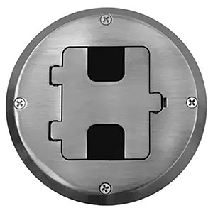 Bryant’s RF515SS 1-gang residential floor and wall box