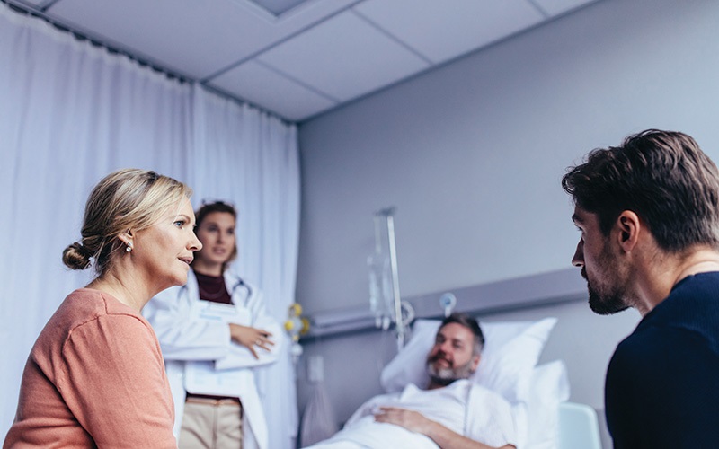 people in the hospital
