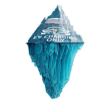 Tip of the ICEberg: Questions about EV charging stations