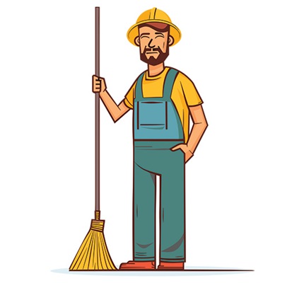 worker earning a good business replacement