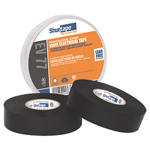 Shurtape’s EV 77 UL-listed all-weather vinyl insulating tape