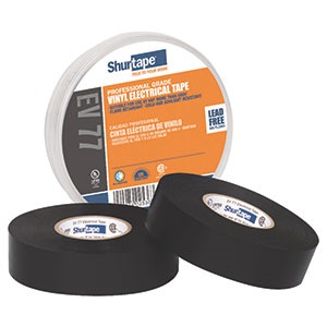 Shurtape’s EV 77 UL-listed all-weather vinyl insulating tape