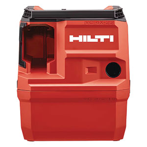 Hilti’s Wet/Dry Compact, Cordless Vacuum