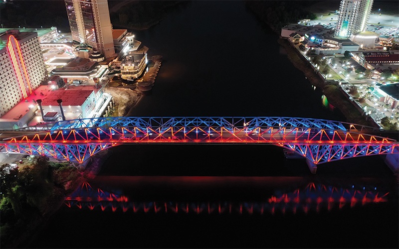 Light A Bridge Over Shreveport Waters