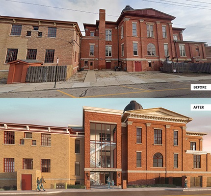 Where Court Was in Session: Benson Electrical Contracting Inc. brings modern updates to the Old Woodstock Courthouse