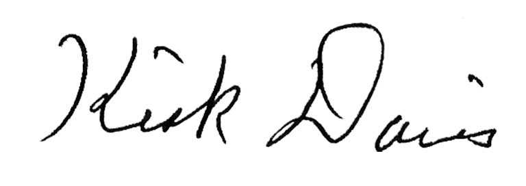 Kirk Davis signature