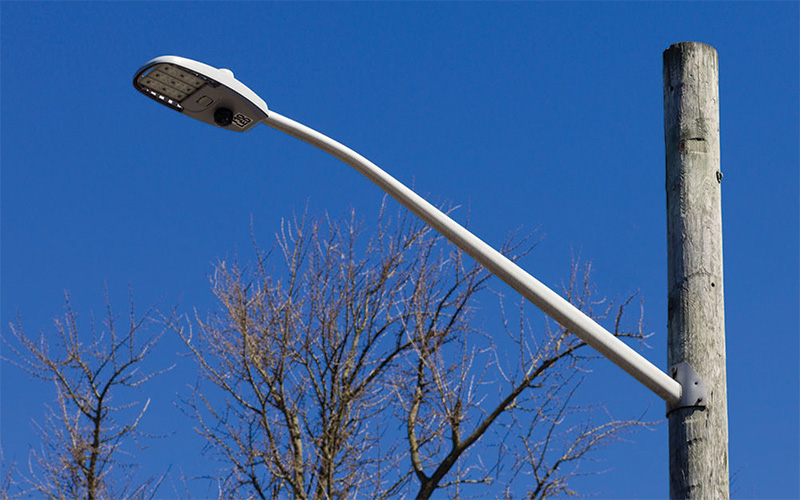 Streetlights are an important component in cities’ digital infrastructure. Adding sensors for monitoring weather and safety as well as for aiding the deployment of autonomous vehicles brings intelligence to streetlights. Photo by Signify.