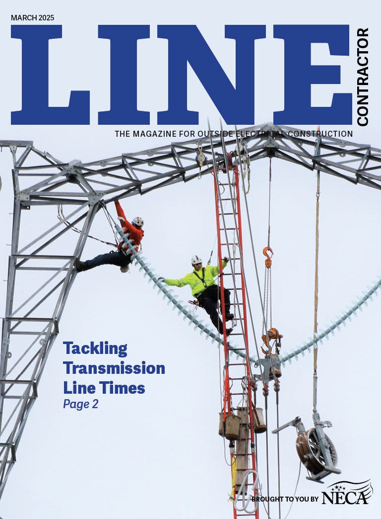 cover of Line Contractor, March 2025