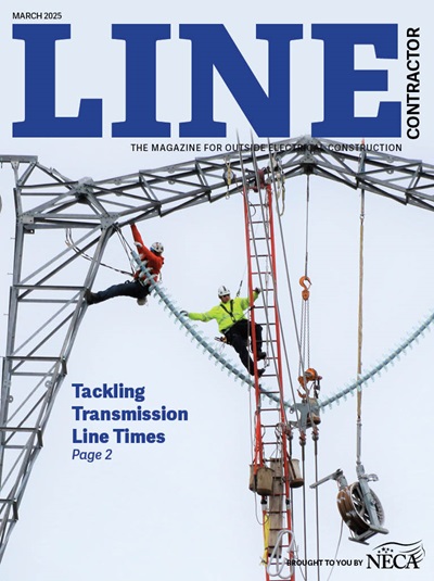 cover of Line Contractor, March 2025