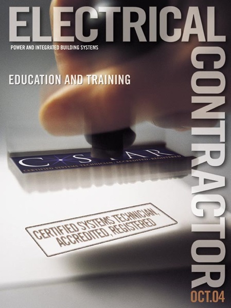 Electrical Contractor October 2004 cover
