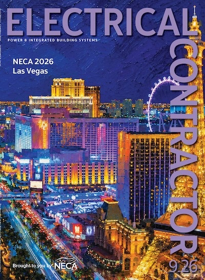 Electrical Contractor magazine, September 2026: NECA 2026 Las Vegas