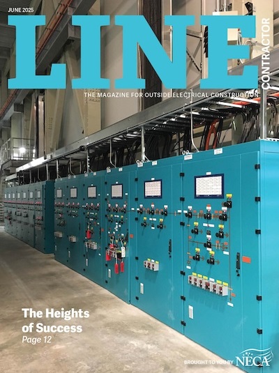 Line Contractor June 2025 cover: The Heights of Success, page 12