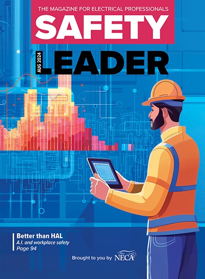 Safety Leader, August 2024. Better than HAL: A.I. and workplace safety, page 94