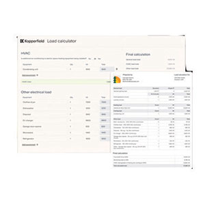 Kopperfield’s Electrical Load Calculator