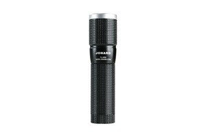 Black and gray flashlight with Jonard logo. Image by Jonard.