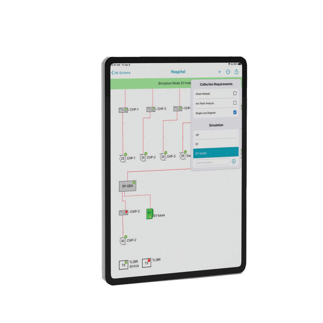 Tablet with Condoit app. Image by Condoit.