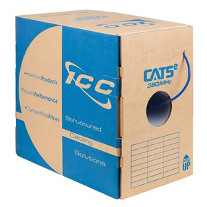 ICC’s Cat 5e UTP unshielded riser cable